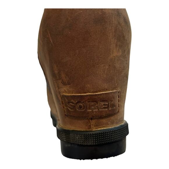 Sorel Lexie Wedge Boots Tobacco Brown Winter Waterproof Size 11 - Picture 12 of 12